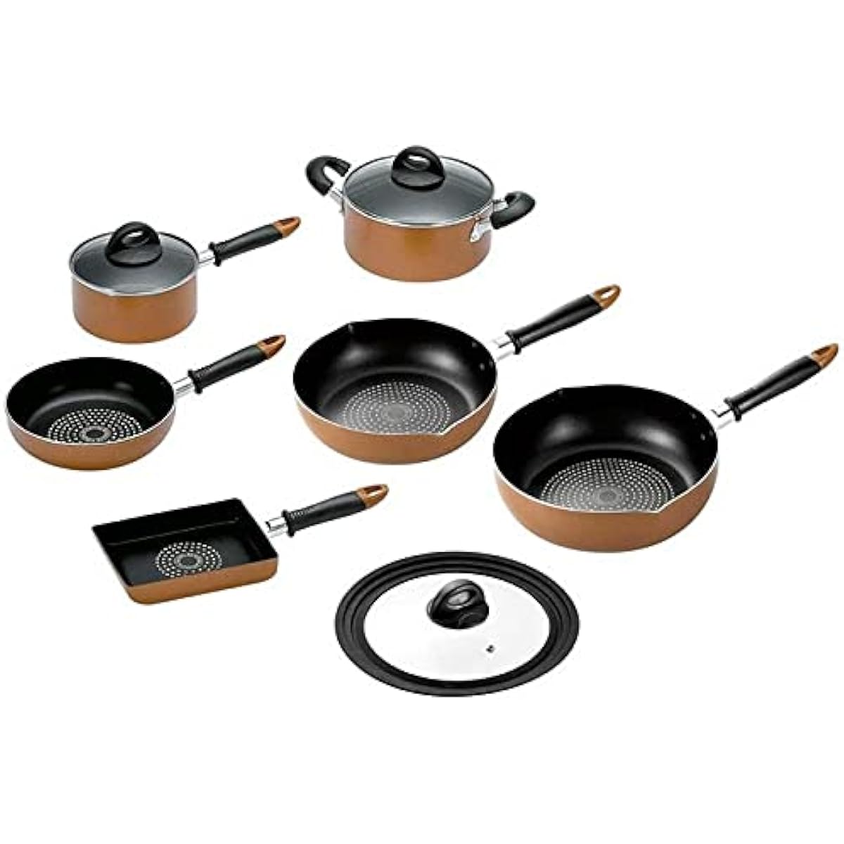 Double-sided marble NS coating frying pan 20cm