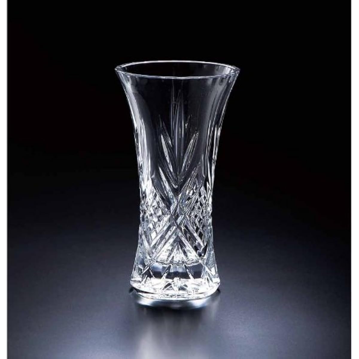 CRISTAL D'ARQUES Masquerade 30cm Flower Vase G5540