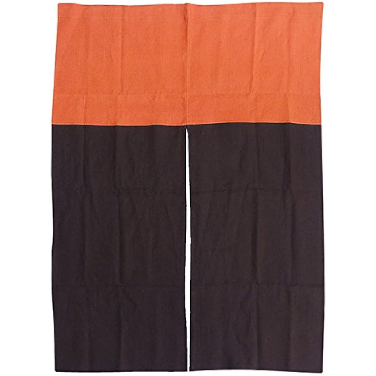 T-MAX Lithuanian Linen Curtain 85 x 120cm Orange/Brown 12RN-OR