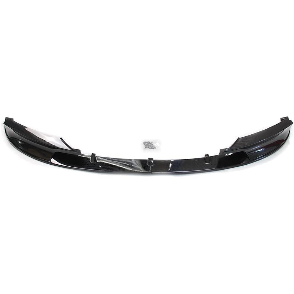 F30 F31 2012-2018 Front Bumper Lip Spoiler 2 Split Cover Trim Upgrade Anti-Scratch Protector Lightweight Aero DIY Accessories Custom Exterior Parts Carbon Look