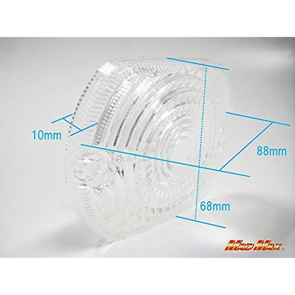 MADMAX Z400FX/Z1000mk2 clear turn signal lens (SET of 4)