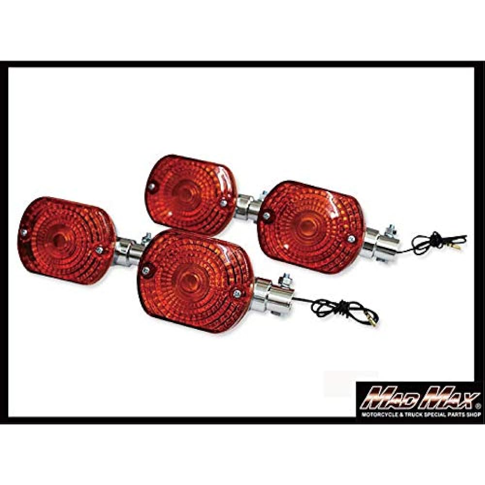 Z400FX/Z1000Mk2 Genuine Type Turn Signal Orange Set of 4