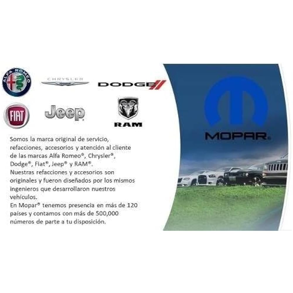 Mopar 6809 2560 AC, radiator cooling water hose