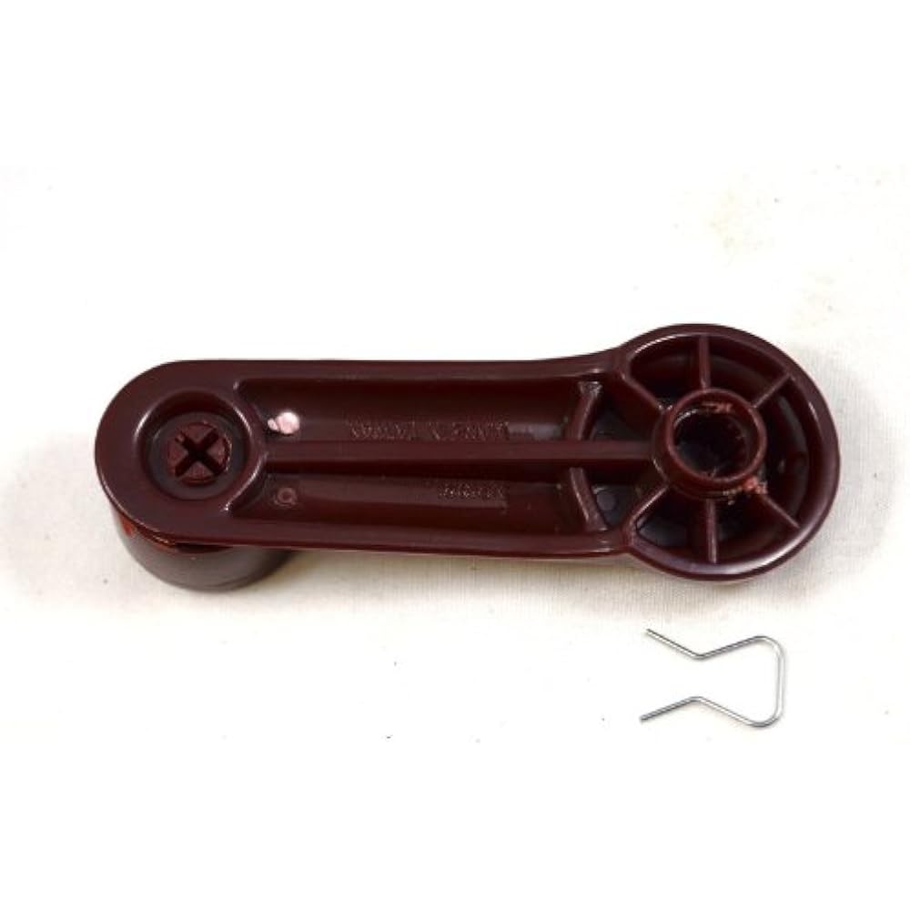 PT Auto Warehouse Ni -1091L Inner inner window handle crank, red -left = right