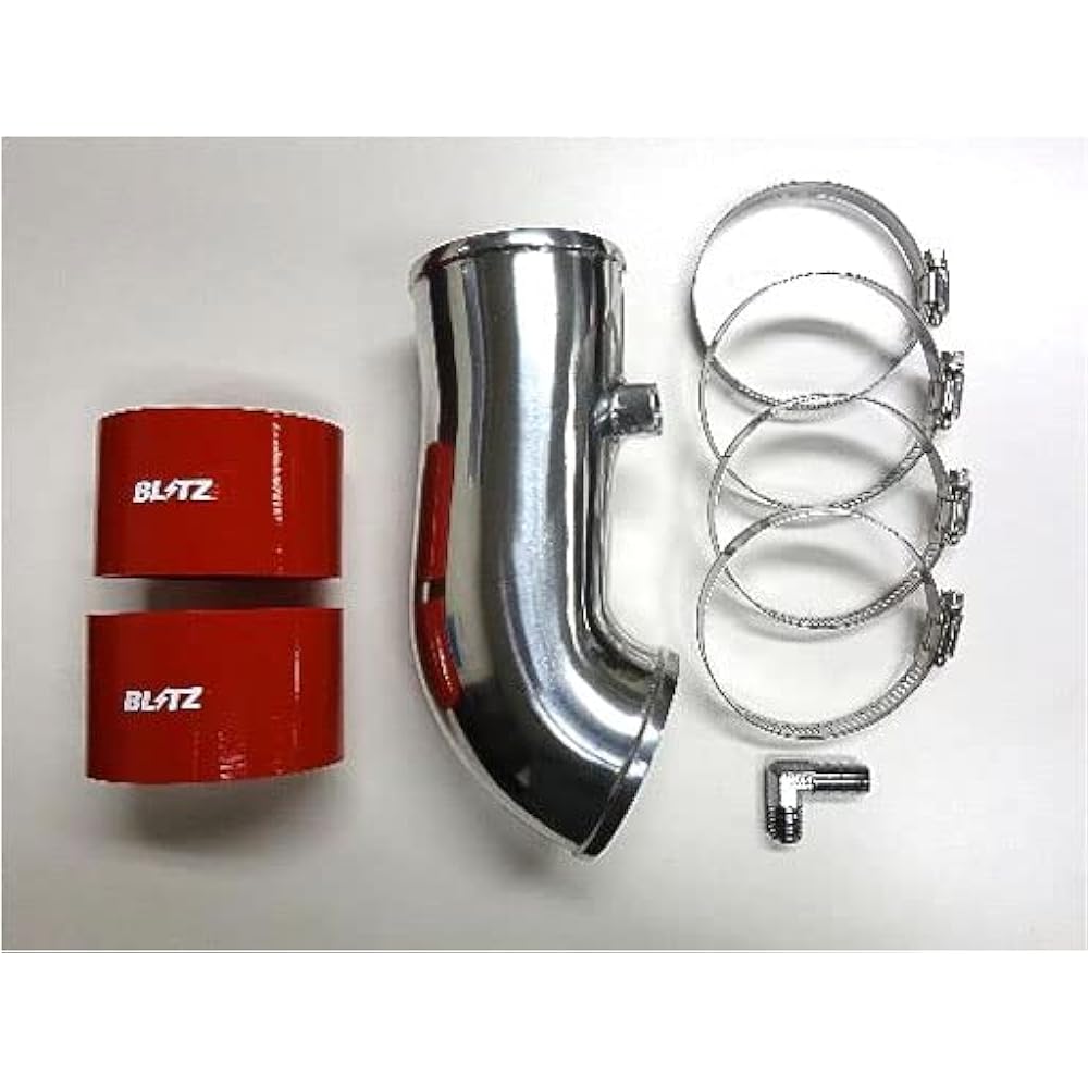 Blitz SUCTION KIT GR86 BRZ ZN8 ZD8 Red Silicone Hose 55100 Silver