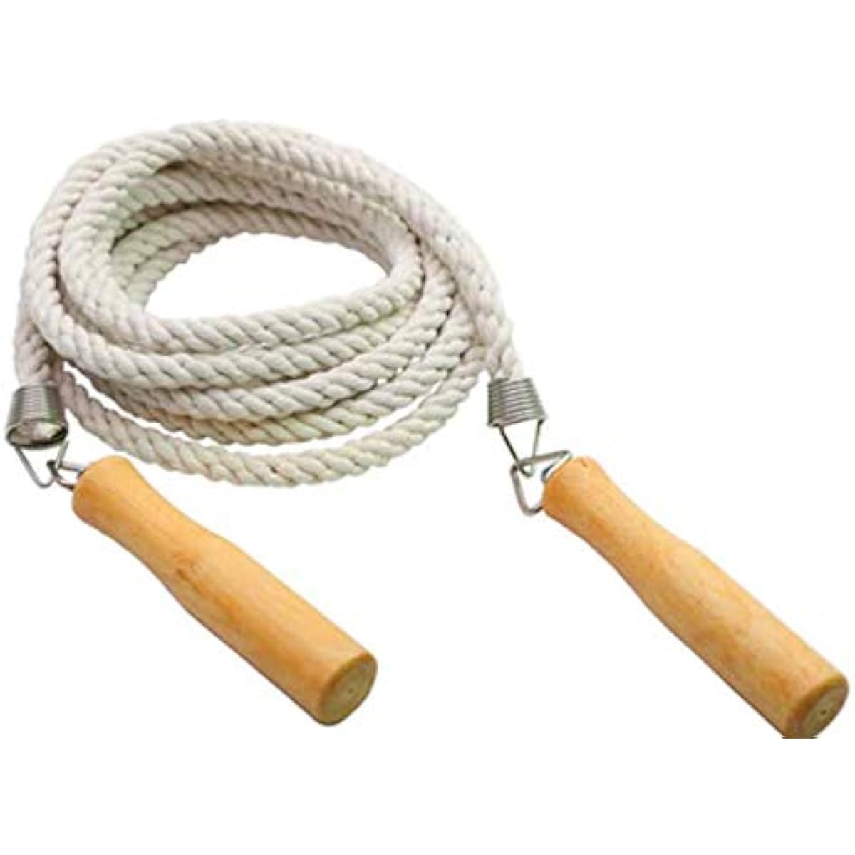 Nanmara Long Rope Jumping Large Jumping Rope Large Jumping Rope for Group Sports Competition Practice Wooden Handle Jumping Rope
