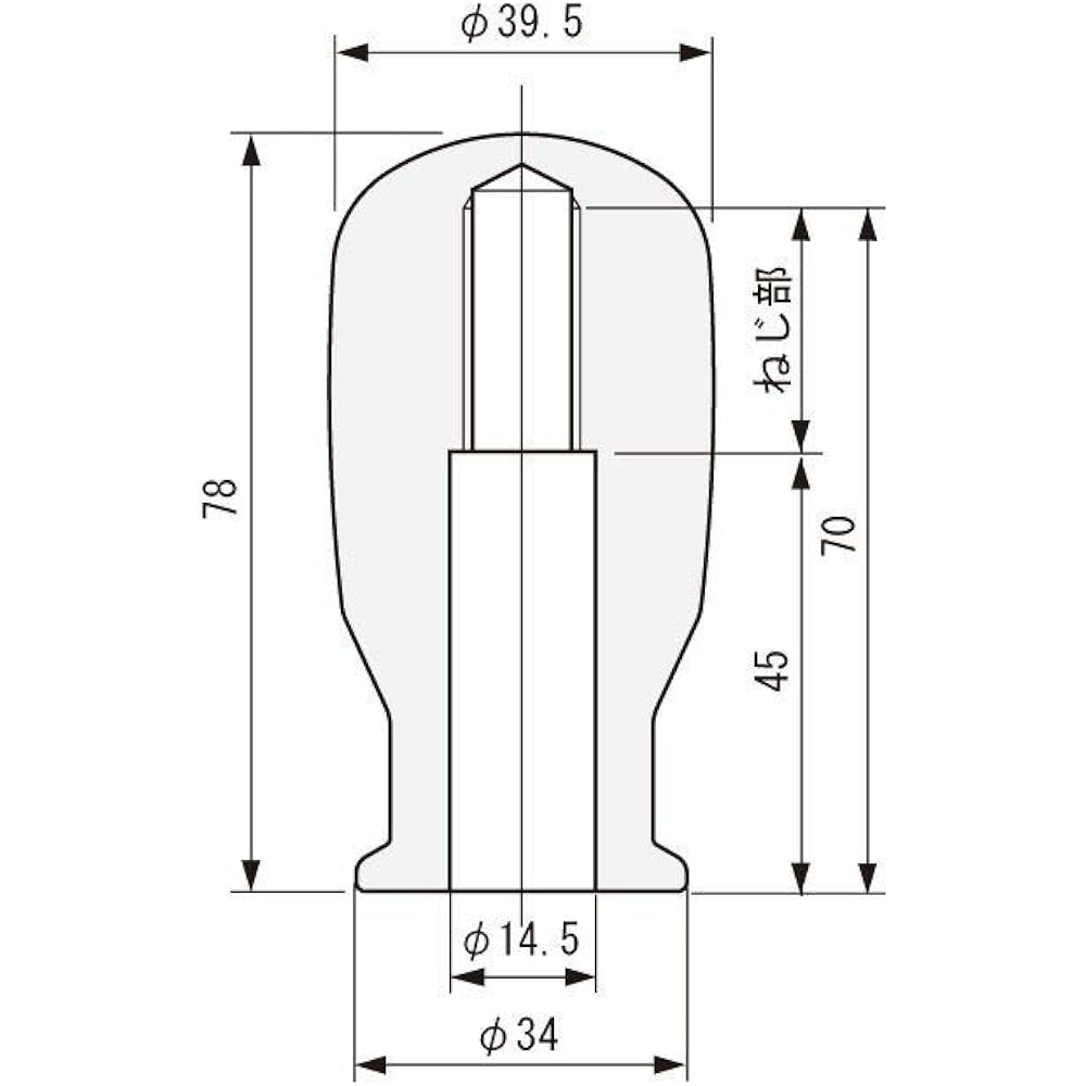 MONSTER SPORT Monster Shift Knob B Type (Stick Type) White M12xP1.25 Toyota/Subaru/Suzuki 831146-0000M