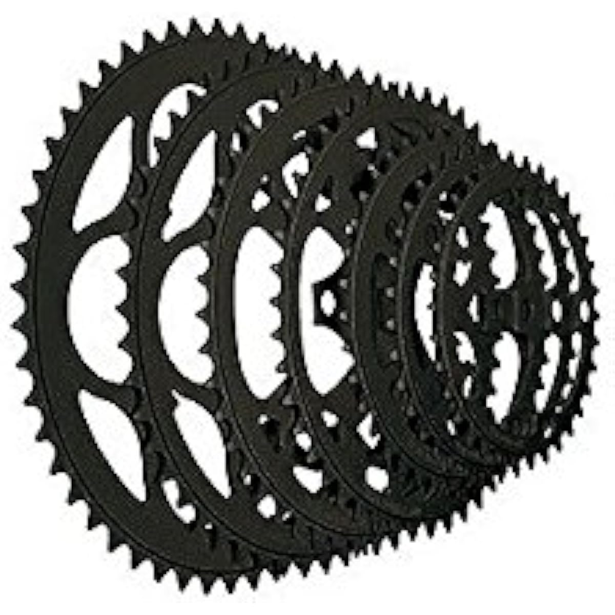 TIOGA Chainring (for 5 arms/PCD 110mm) 52T BLK Black