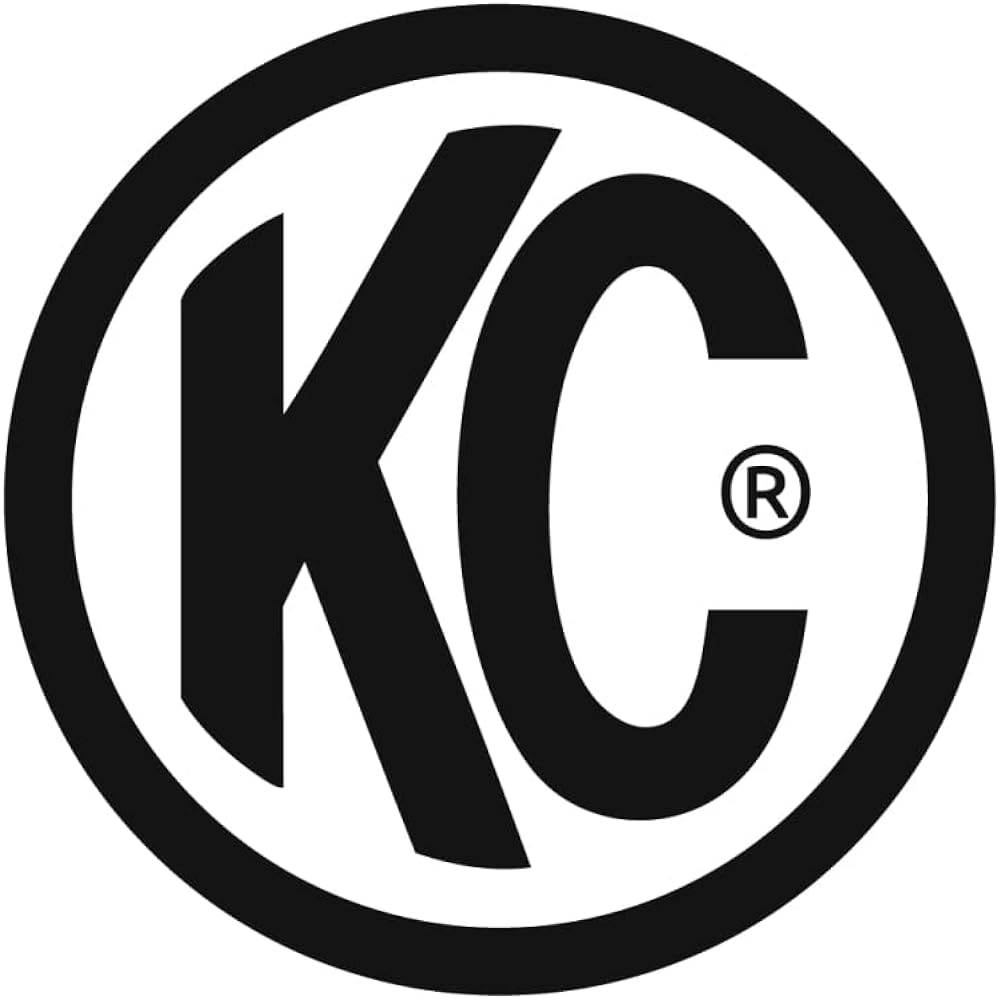 KC HILITES 1134 APOLLO PRO 6 inch 55W replacement Fog Light Polimax Housing and Stone Guard with TJ