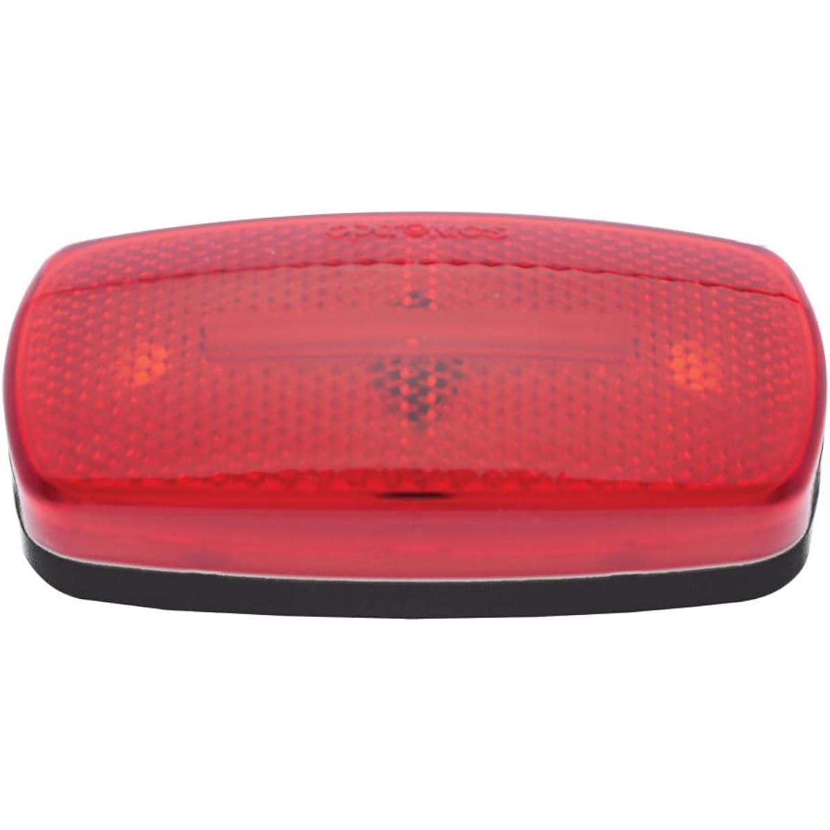 OPTRONICS MC32RBS Marklight Oval Black Base Red