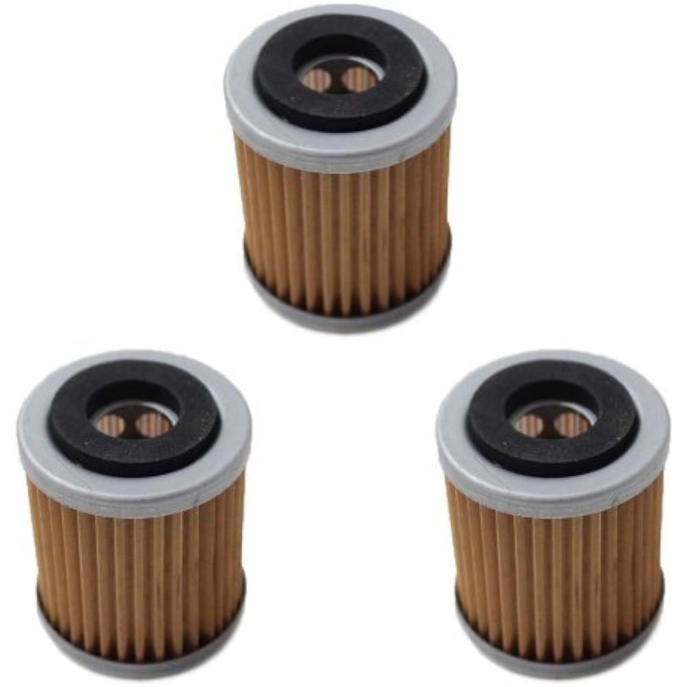 KN142 Oil Filter Compatible Models: Yamaha YFM350 YFP350 YFM350X Warrior YFM350FW YFM400 Big Bear Wolverine YZ426F YZ250 YZ400F HF142 KN142 3 Pack
