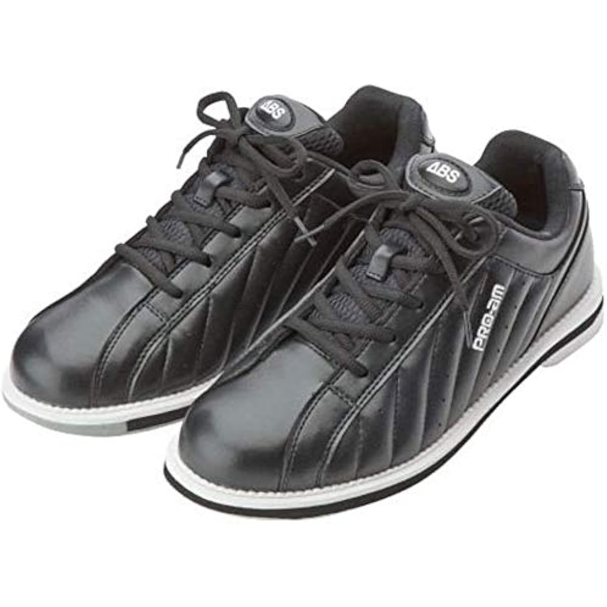 ABS S-250 Black/Black Bowling Shoes Bowling Equipment Bowling Goods Shoes (26.5, Right)