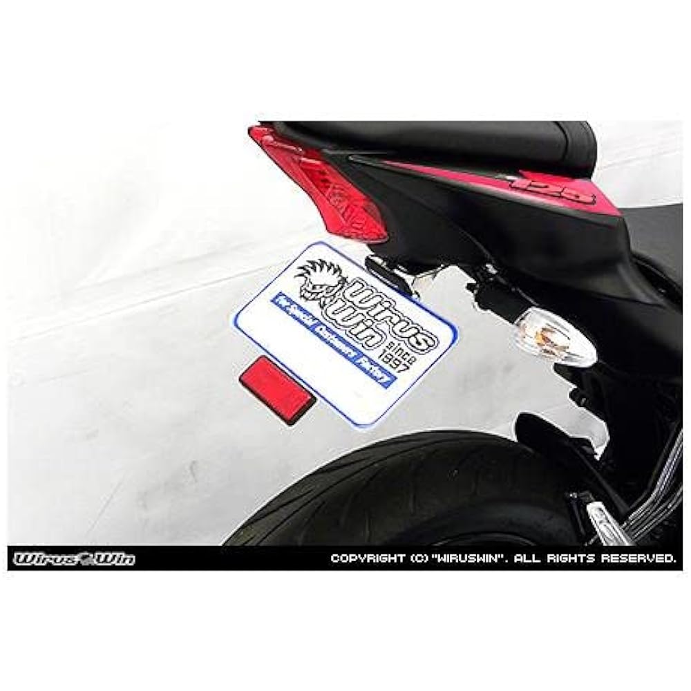 WirusWin Fender Eliminator Kit GSX-R125 2BJ-DL33B Compatible with Genuine Turn Signal Stainless Steel Buffed Finish