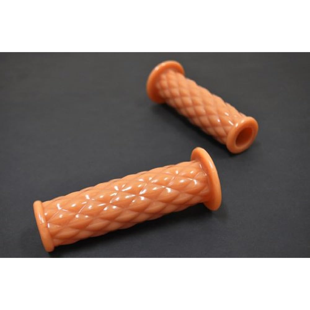ALCAN HANDS Diamante Grip Rubber Handle Diameter φ22.2 Light Brown G00055A
