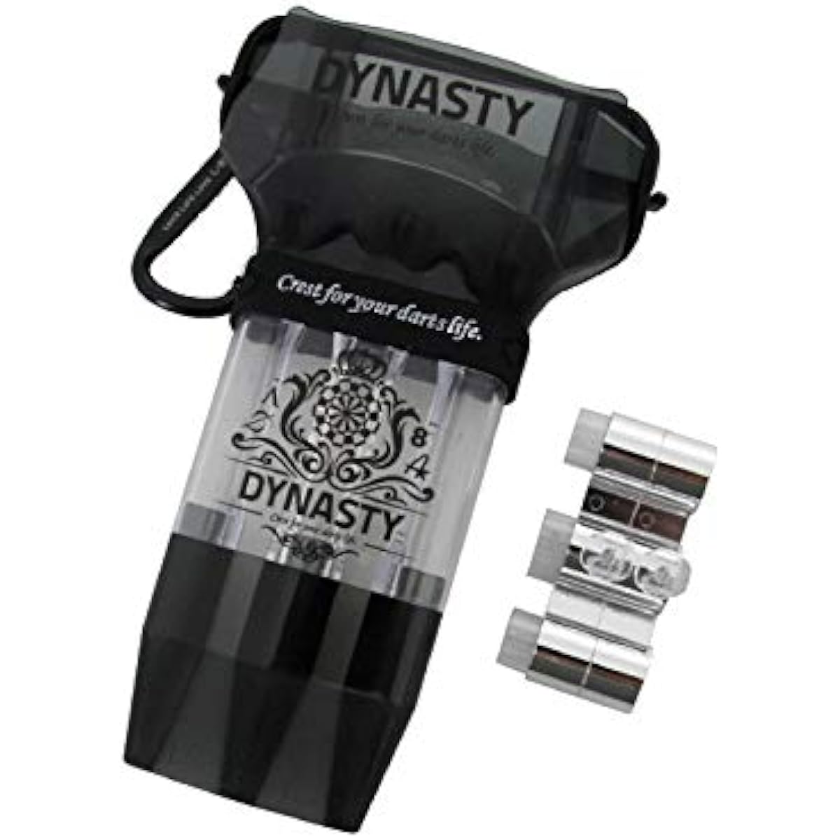 Dynasty Dart Case Crystal One Dynasty Clear Black 07-16-003