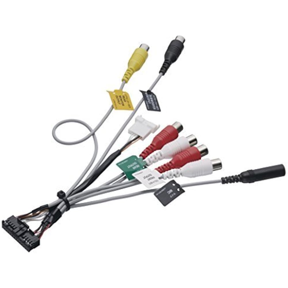 Pioneer Carrozzeria (Pioneer) Cyber Navi External Input/Output Cable RD-E100 Black