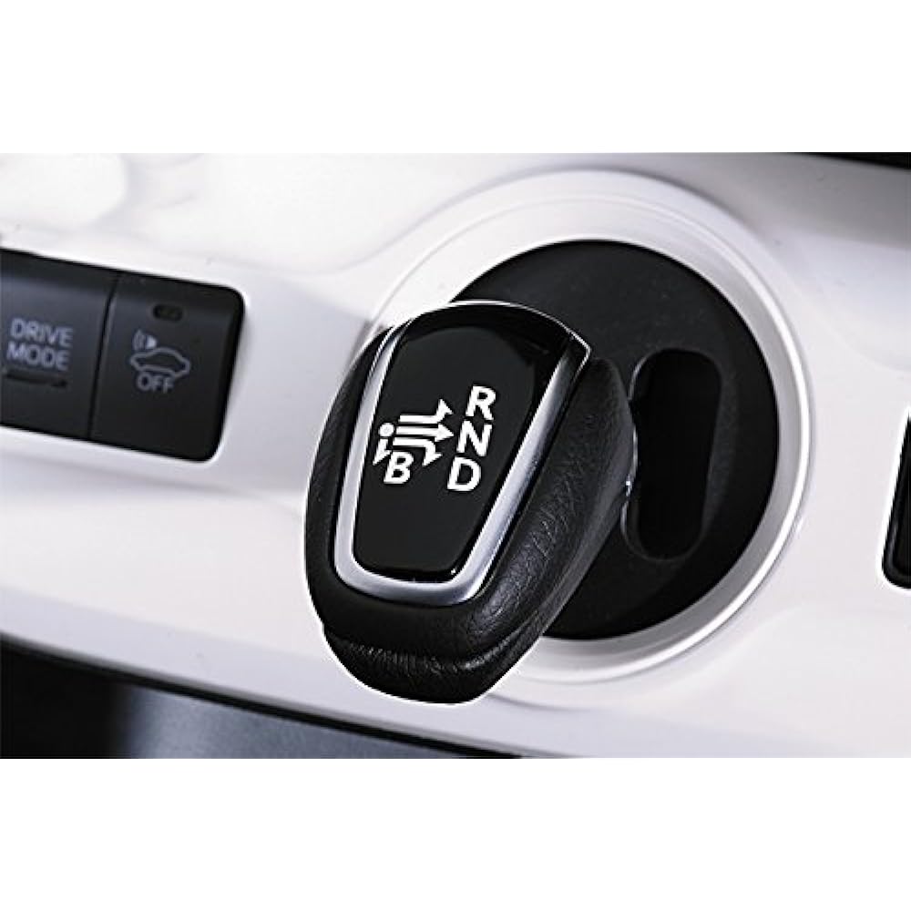 LANBO Shift Knob Prius 50 ZVW50 ZVW55 Customized Parts Dress Up Black Leather Black Carbon Style 6mm Replacement Parts Accessories LSK06R-2