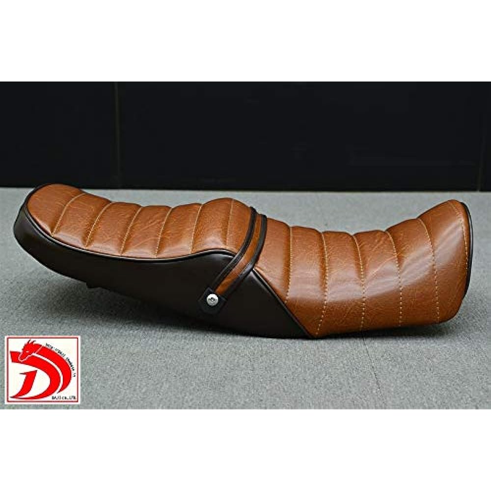XJR400 Early Tack Roll Sheet Brown Leather Two-Tone