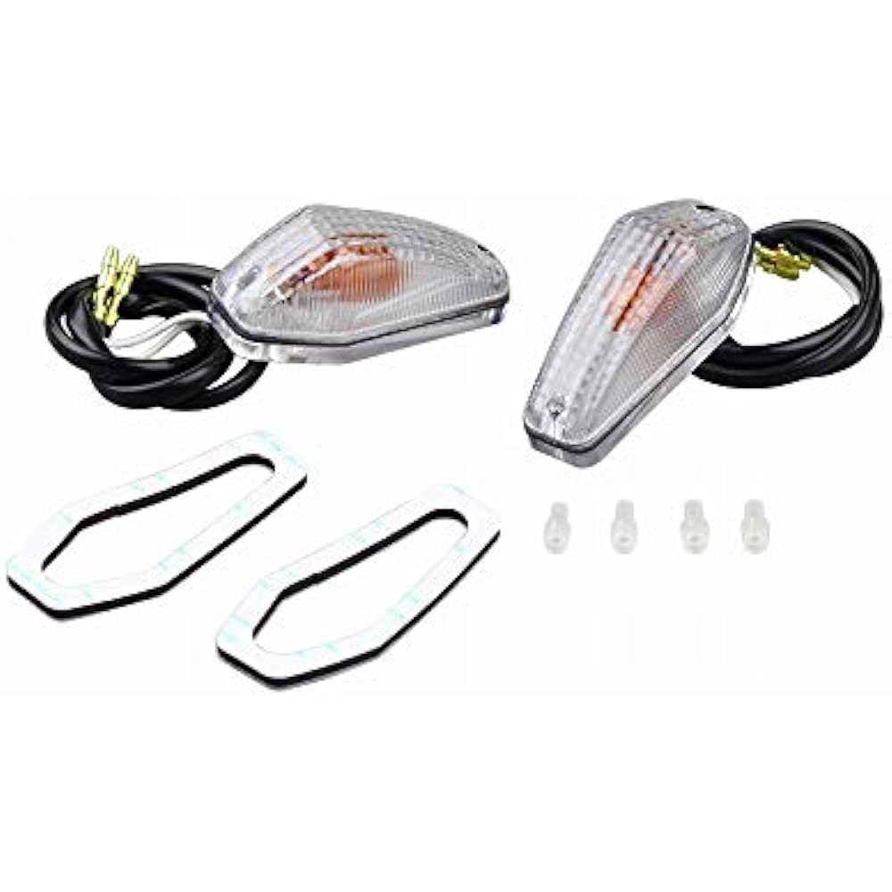POSH Motorcycle Supplies Aero Sharp Mini Turn Signal 12V15W Smoke Lens 090013