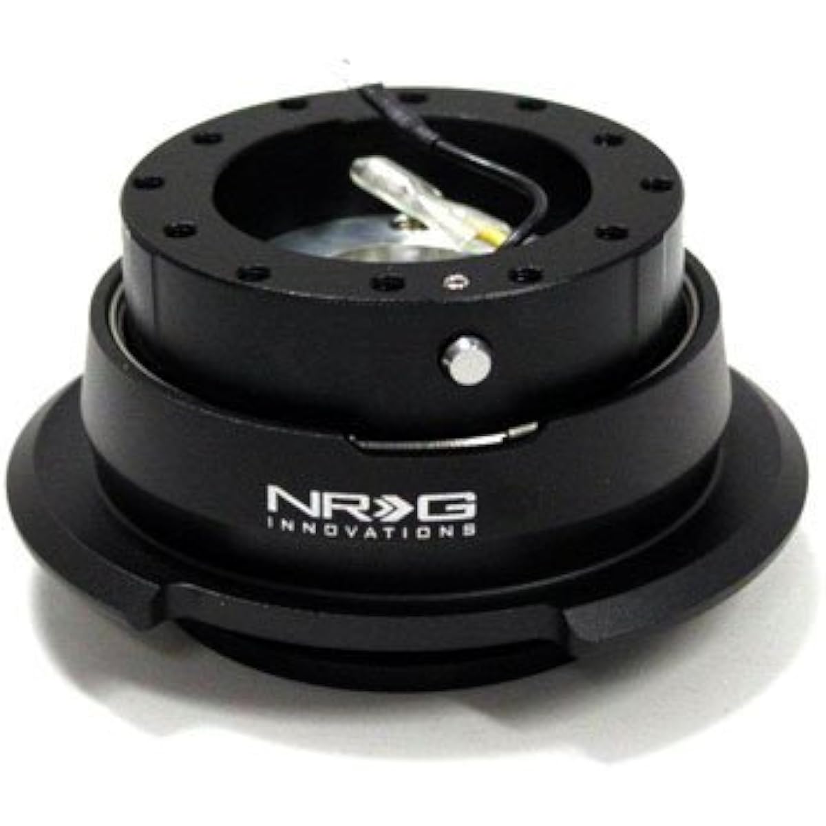 NRG Steering Wheel Quick Release GEN 2.8 Black Diamond Cut (Part: SRK-280BK)