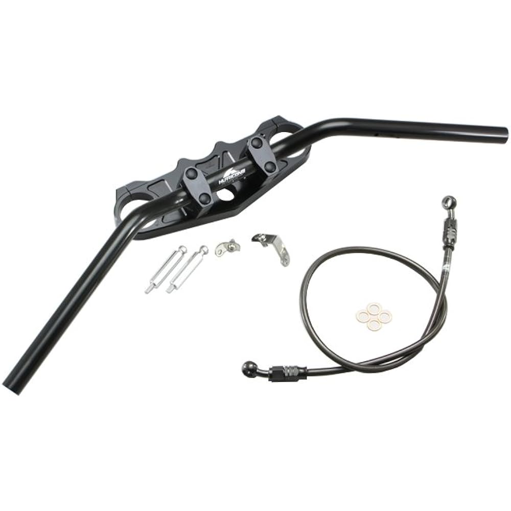 HURRICANE Bar Handle Kit All Black Type ZZR1400 No ABS Car HBK608BSB