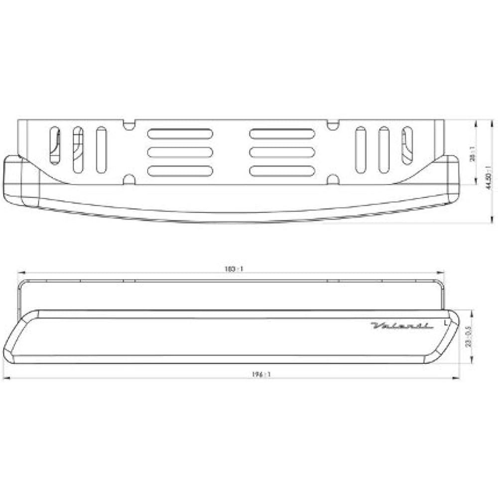 VALENTI LED daytime lamp APS (auto power sensor) long type 200mm white DTL-18LW-1