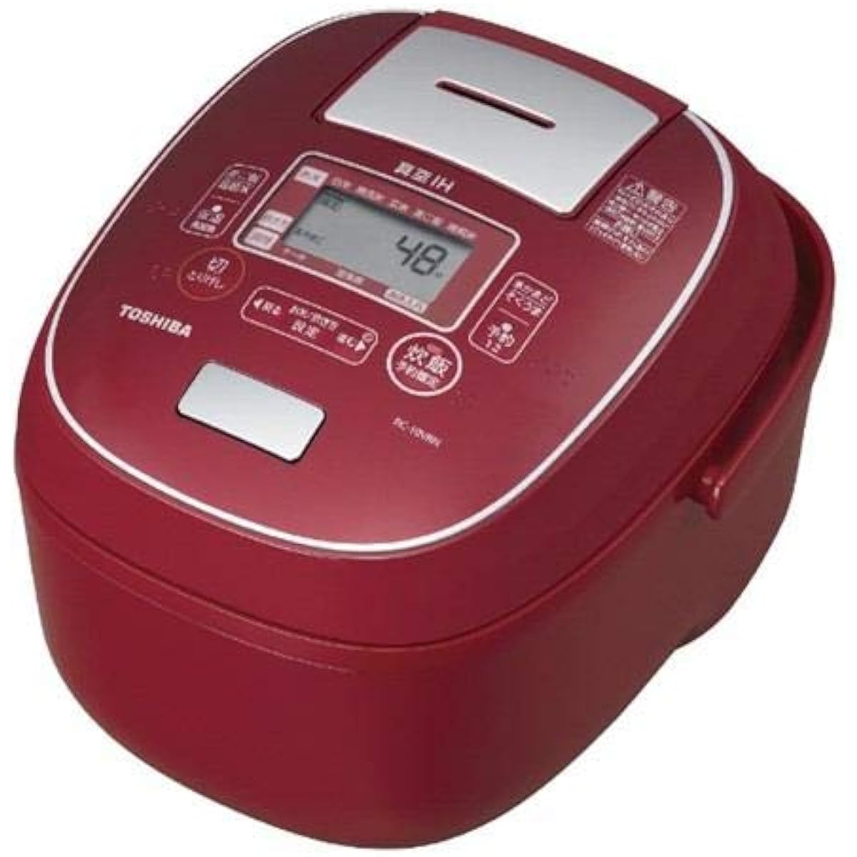 Toshiba Vacuum IH Jar Rice Cooker (5.5 cups) Shine Red TOSHIBA Combined Cooking RC-10VRN-R