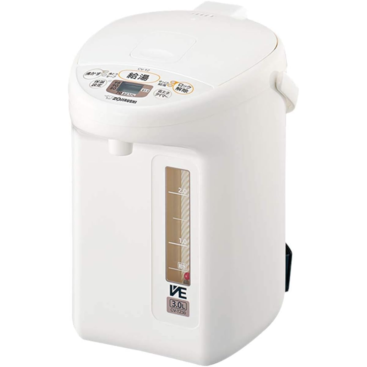 Zojirushi Microcomputer Boiling VE Electric Magic Bottle 3.0L White ZOJIRUSHI Yutosei CV-TZ30-WA