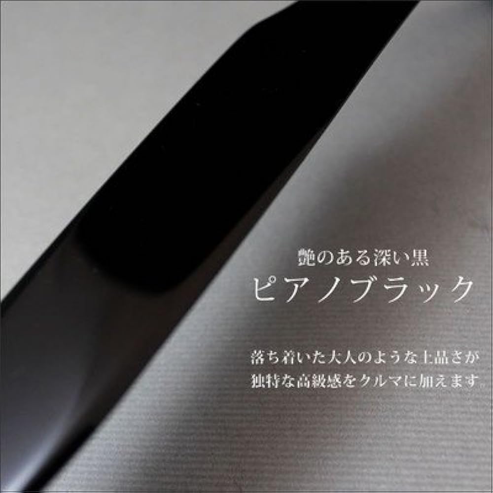 SecondStage Toyota Noah/Voxy/Esquire 80 Series Door Mirror Line Piano Black T203BLK