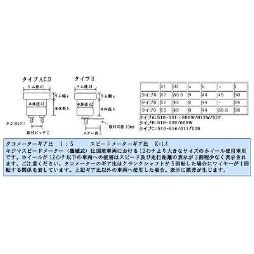 Kijima 510-022 Motorbike Parts Speedometer White Blue LED Light Indicator 220 km