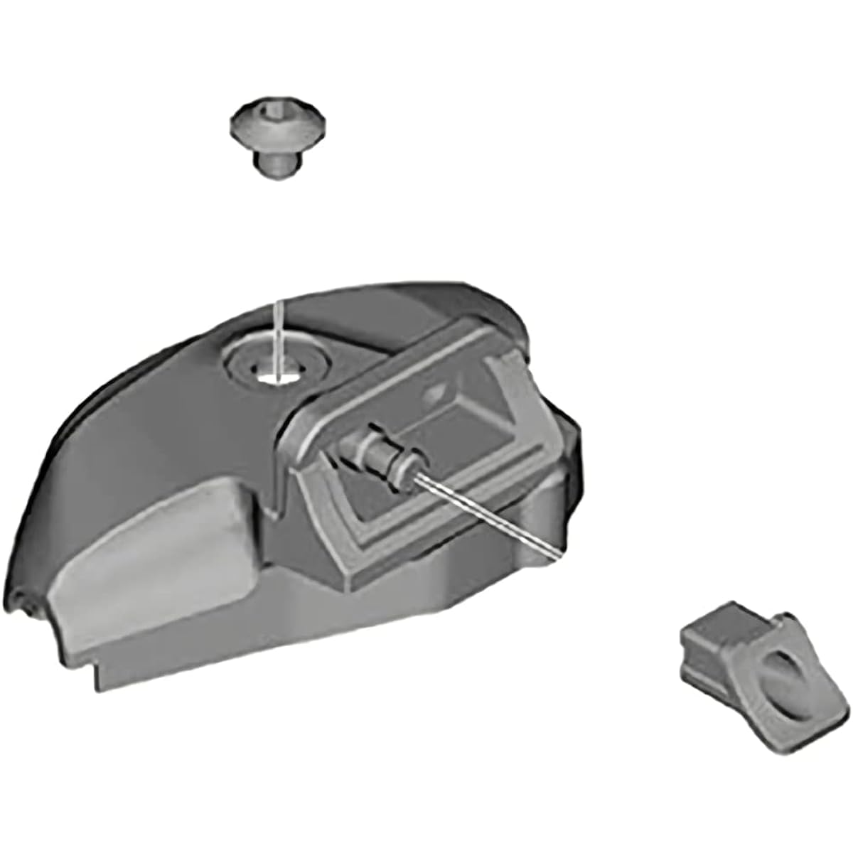 SHIMANO Repair Parts Cover Unit (Right) SL-M8100-I Y0GT98050