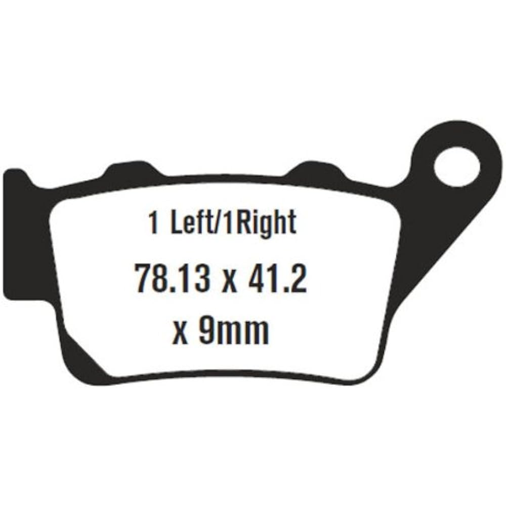EBC brake FA213V Half -baked disc brake pad