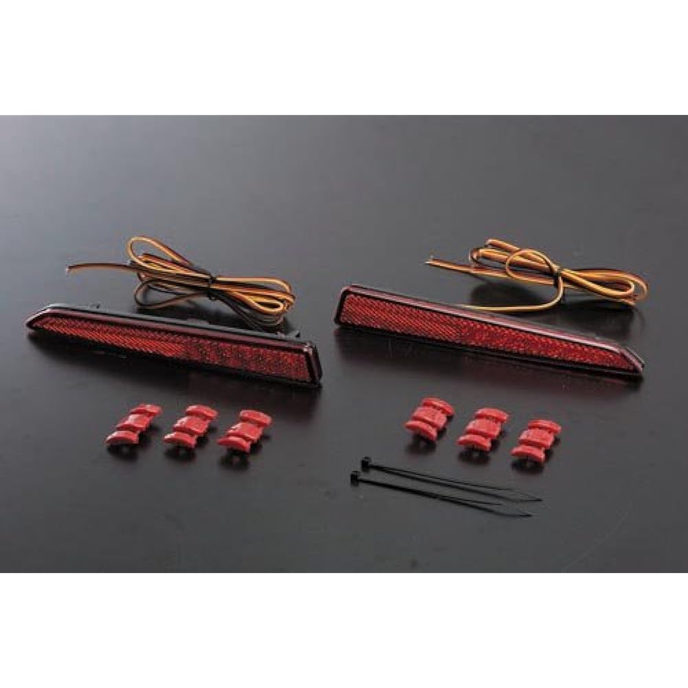 VALENTI RBR-D2 Jewel LED Rear Bumper Reflector Type 2 Red Daihatsu General Purpose