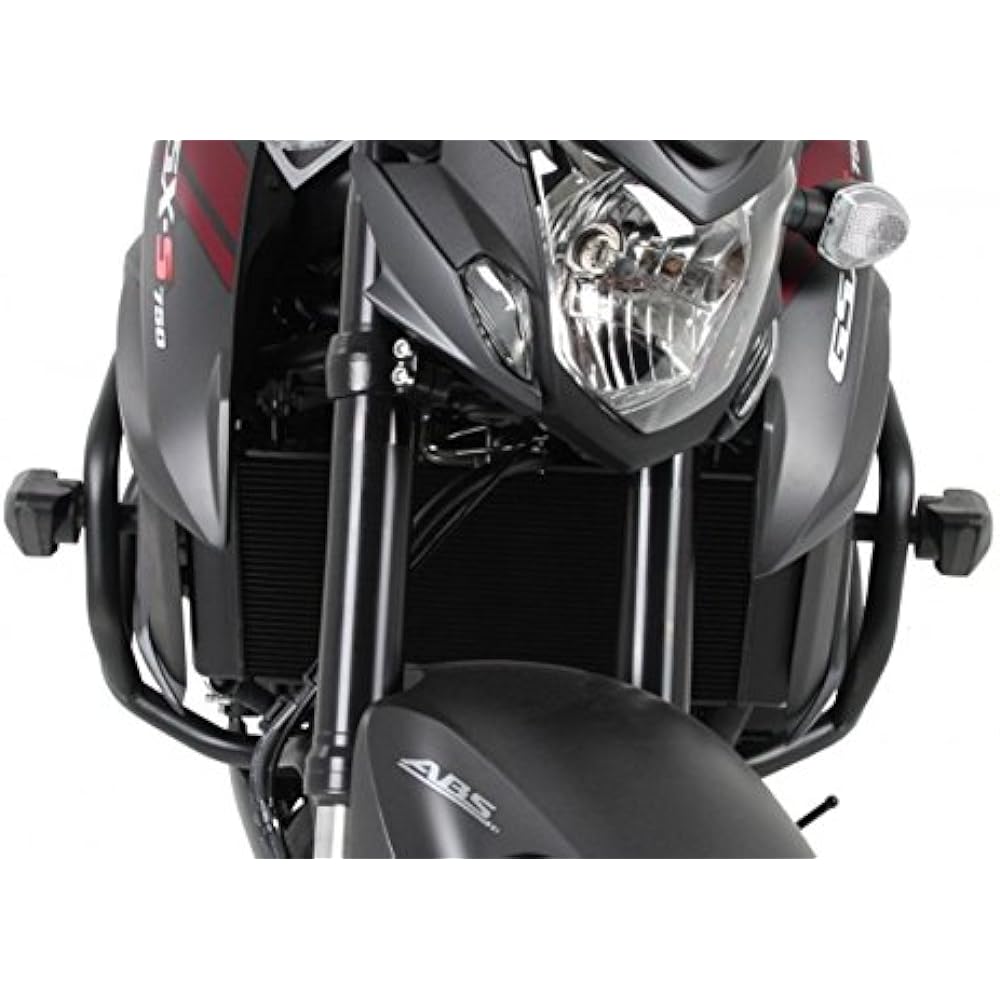 HEPCO&BECKER Engine Guard with Crash Pad Steel Black GSX-S750(17) 5013540-0001