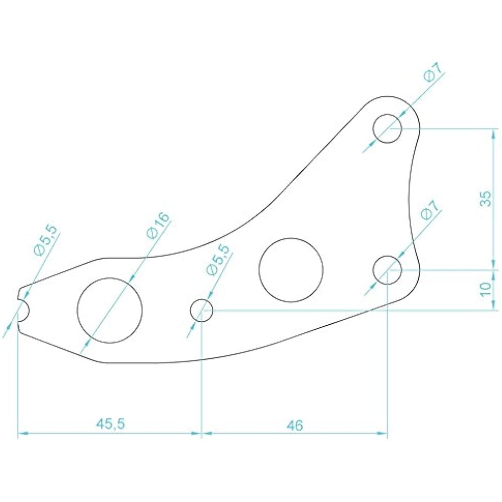 Goods (GOODS) Side mount meter stay 250TR G7-00101