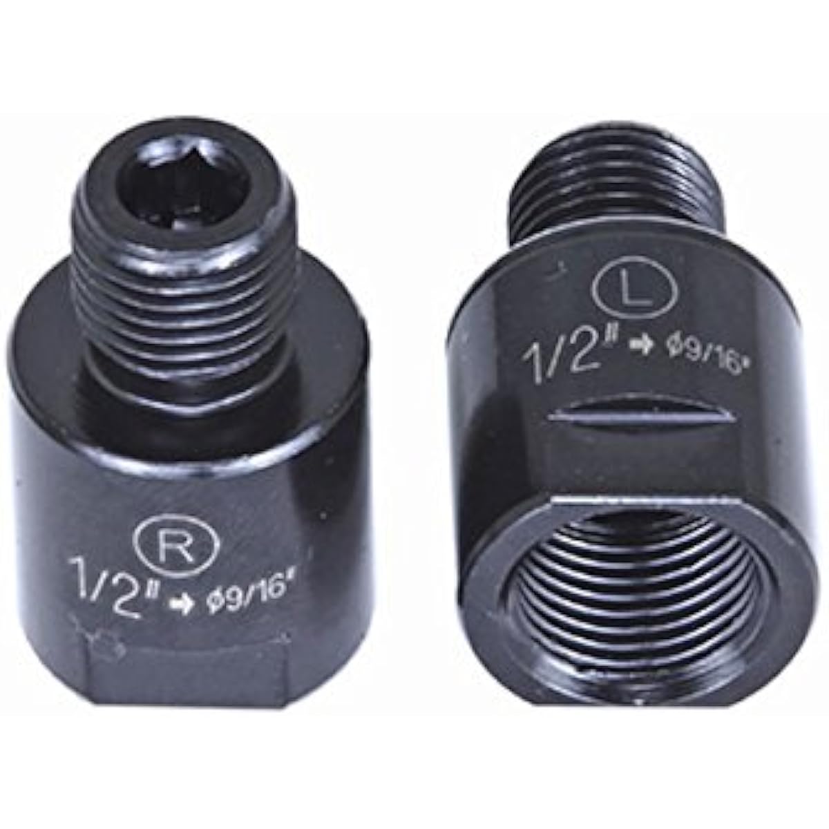 Alta Bicycle Pedal Adapter Compatible with 1/2" Crank & 9/16" Bicycle Pedals
