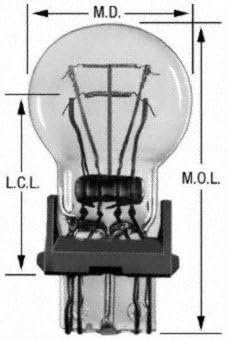 American Car 3157 Wedge Valve Double Sphere, Clear, Set of 2