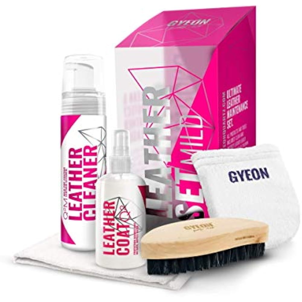 GYEON Q²M LeatherSet Mild 200ml (Leather Cleaner Set Mild) Q2M-LSM