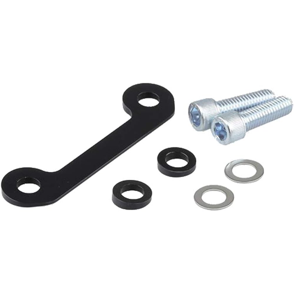 Kijima Motorcycle Bike Parts Side Stand Tilt Spacer Softail ('18-) Aluminum Black Anodized Finish HD-03135
