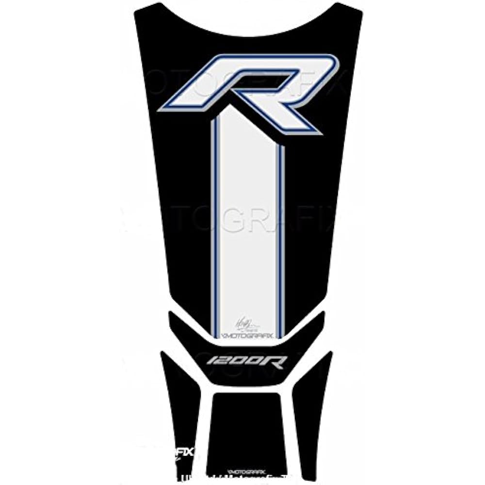 MOTOGRAFIX Tank Pad BMW R1200RS 15- Black/Red/White MT-TB032KRW