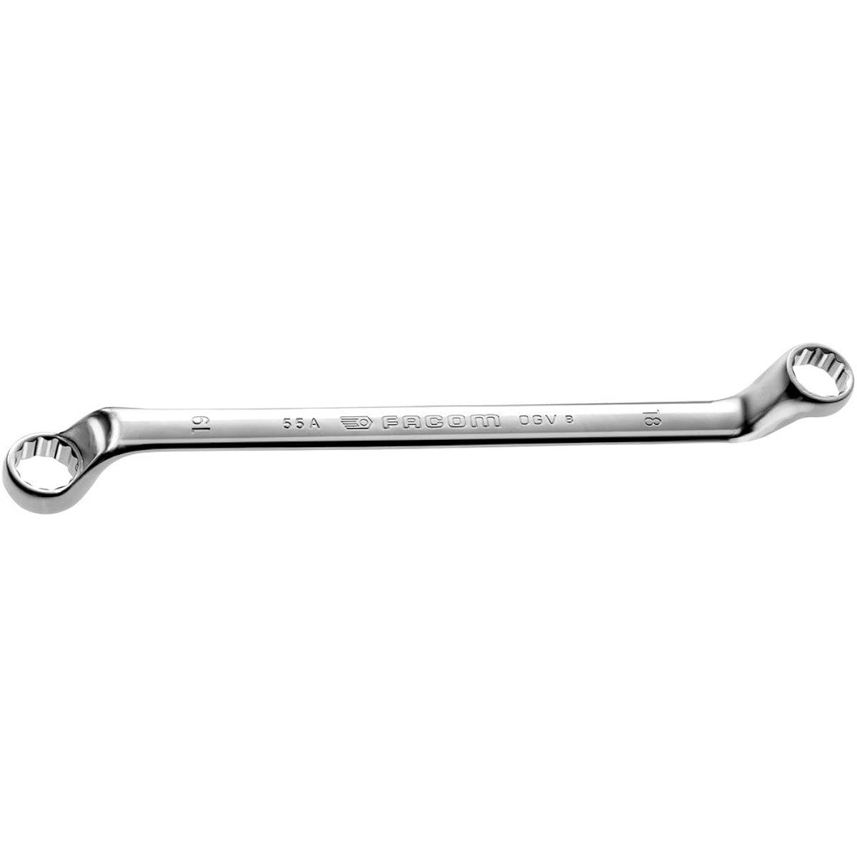 FACOM Box Wrench Offset 70° 18X19mm 55A.18X19