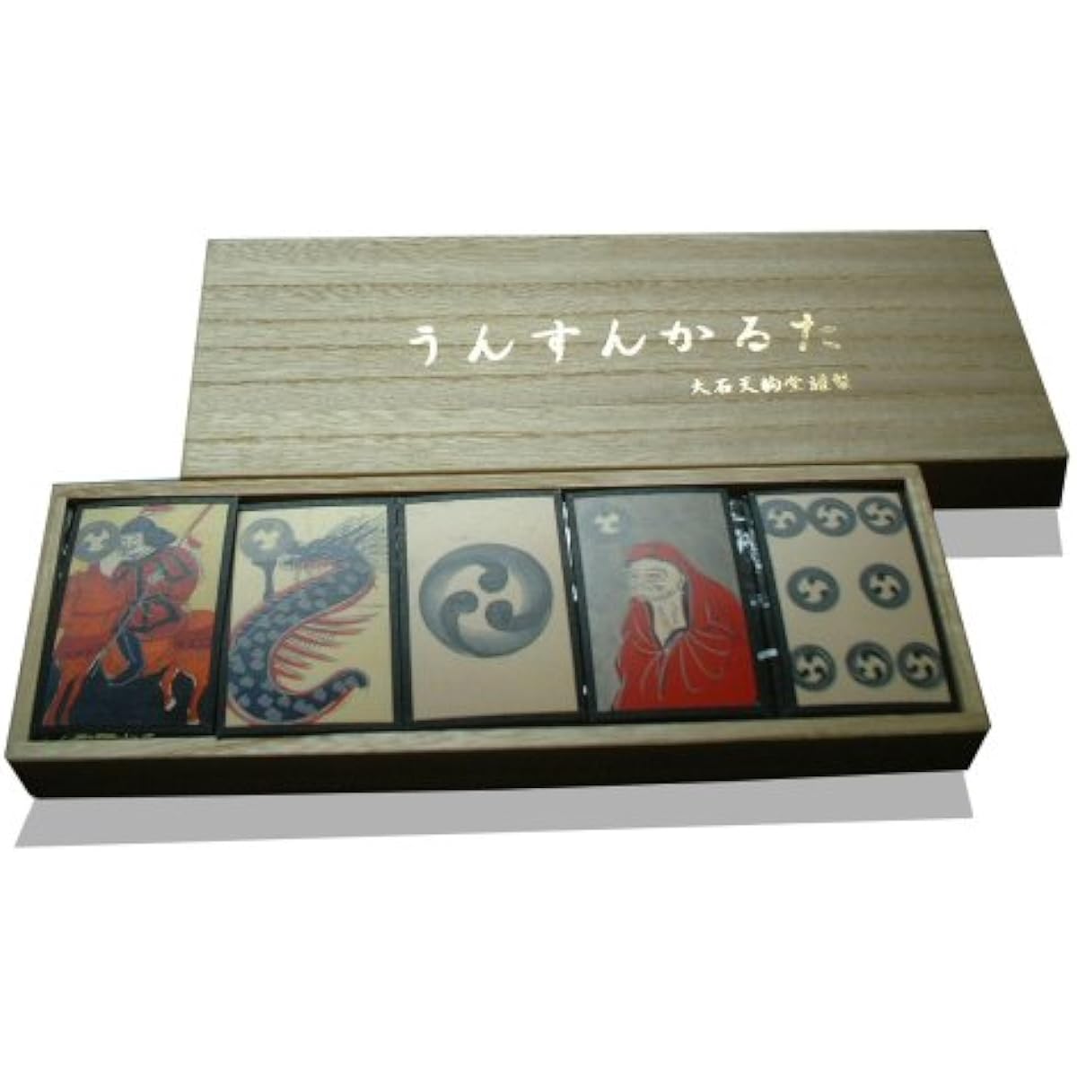Ooishi Tengudo Unsun Karuta (Paulownia box) 257mm x 30mm x 96mm Ages 5 and up