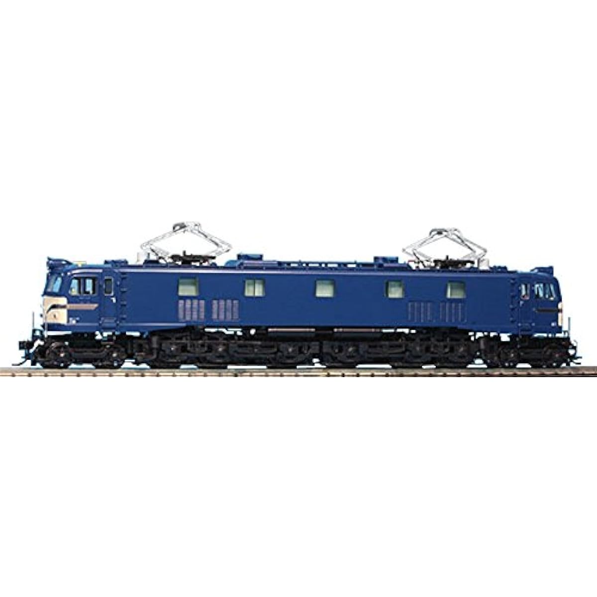 HO Gauge 72024 EF58 Large Window Blue/Cream (Warning Color) P Type Vinylock Filter Quantum Equipped Railway Model Electric Locomotive