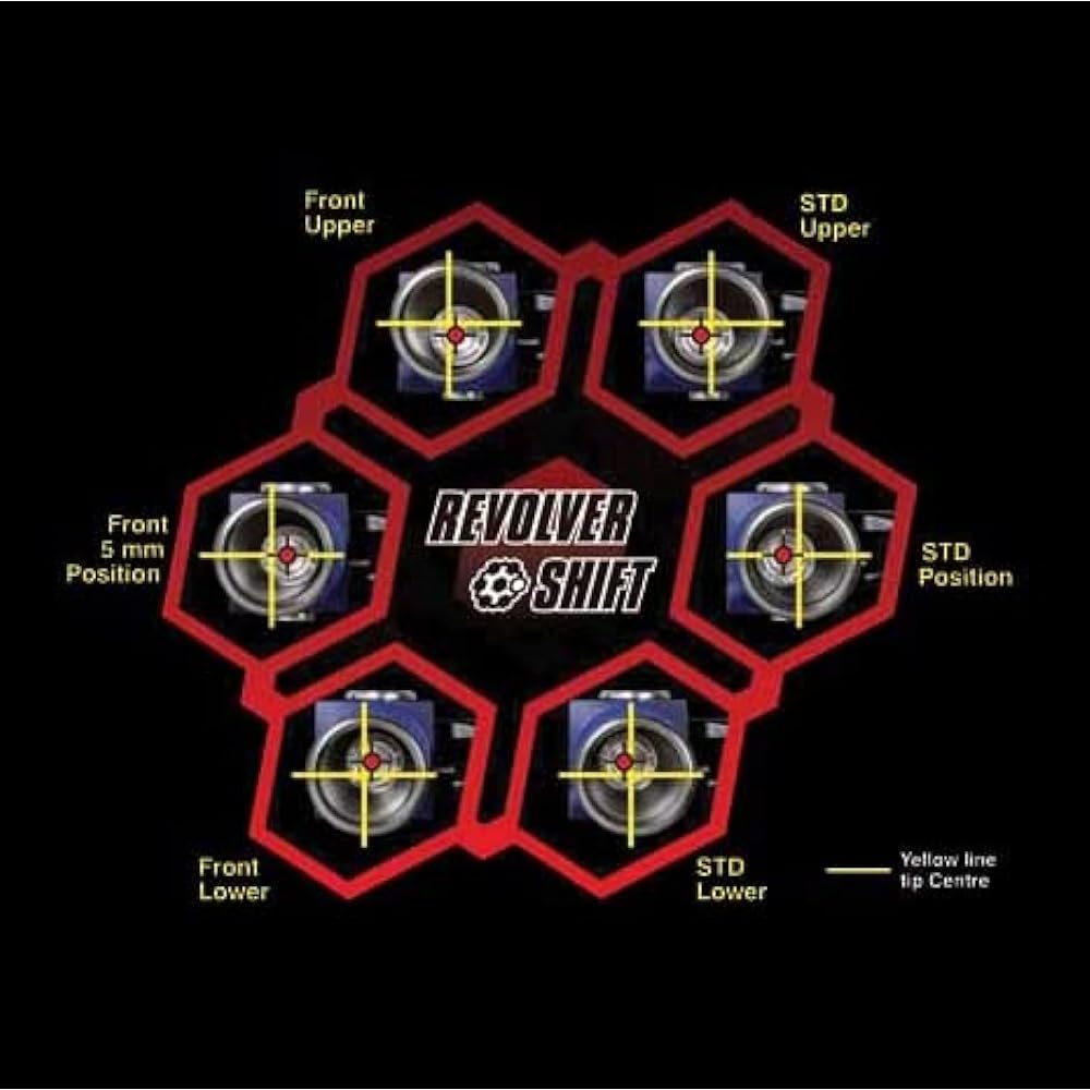 ZETA revolver shift lever red KLX300R ZE90-3142