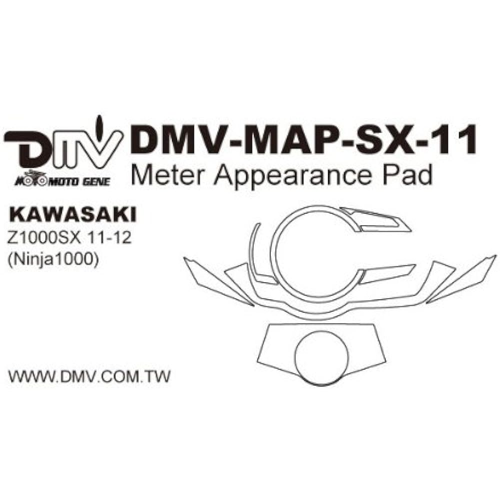 KAWASAKI DI-CMAP-SX11-13 Meter Protect Pad Carbon Tone for NINJA1000/Z1000SX