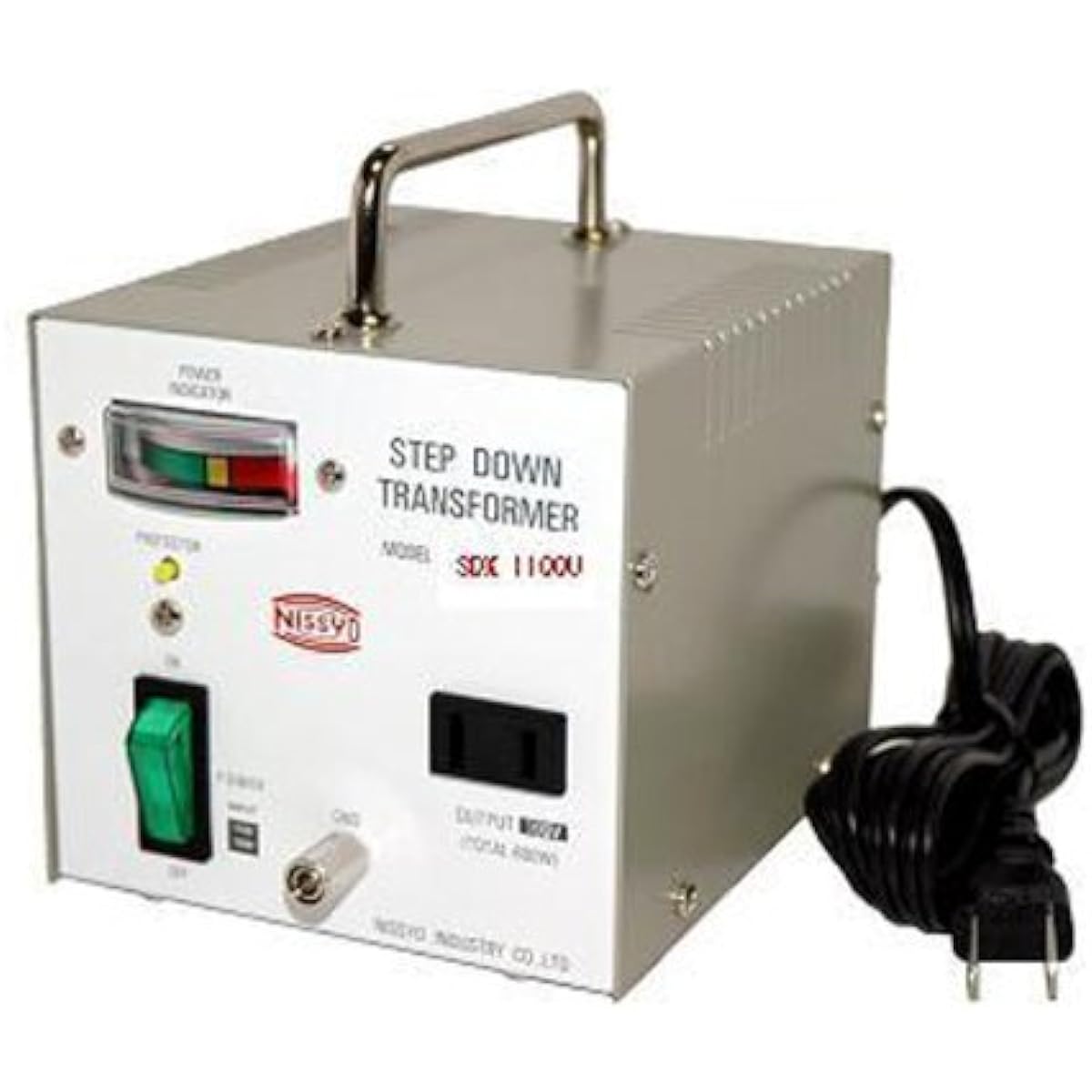 NISSYO INDUSTRY Transformer Overseas AC110V/120V→AC100V 1100W Deluxe Type SDX Series SDX-1100U