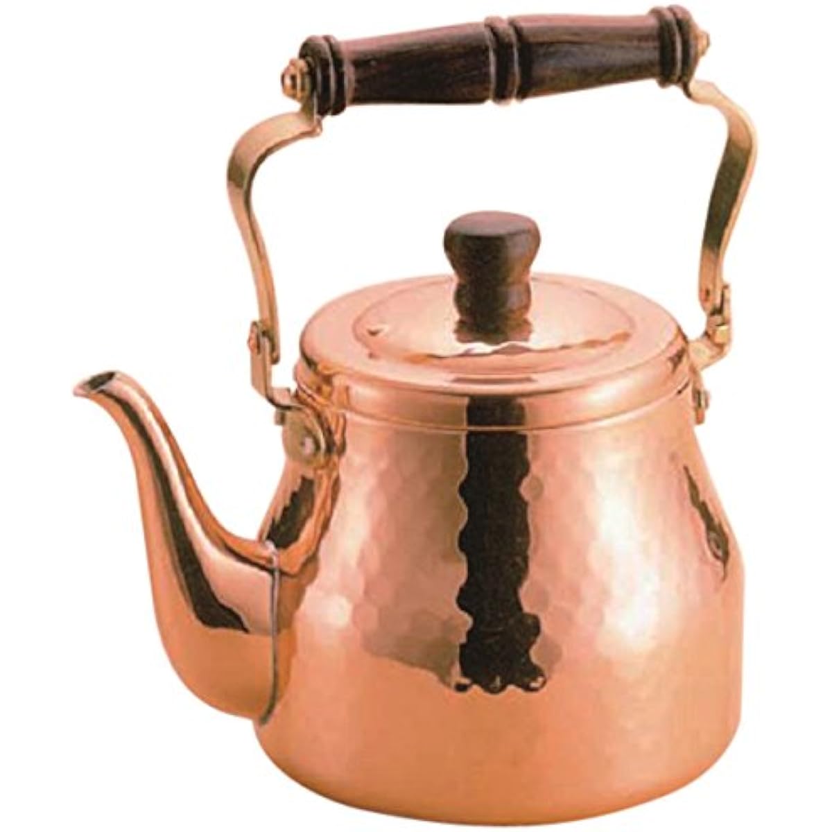 Shinko Metal Kettle Copper 1.1L Hammered Tea Kettle S-2509