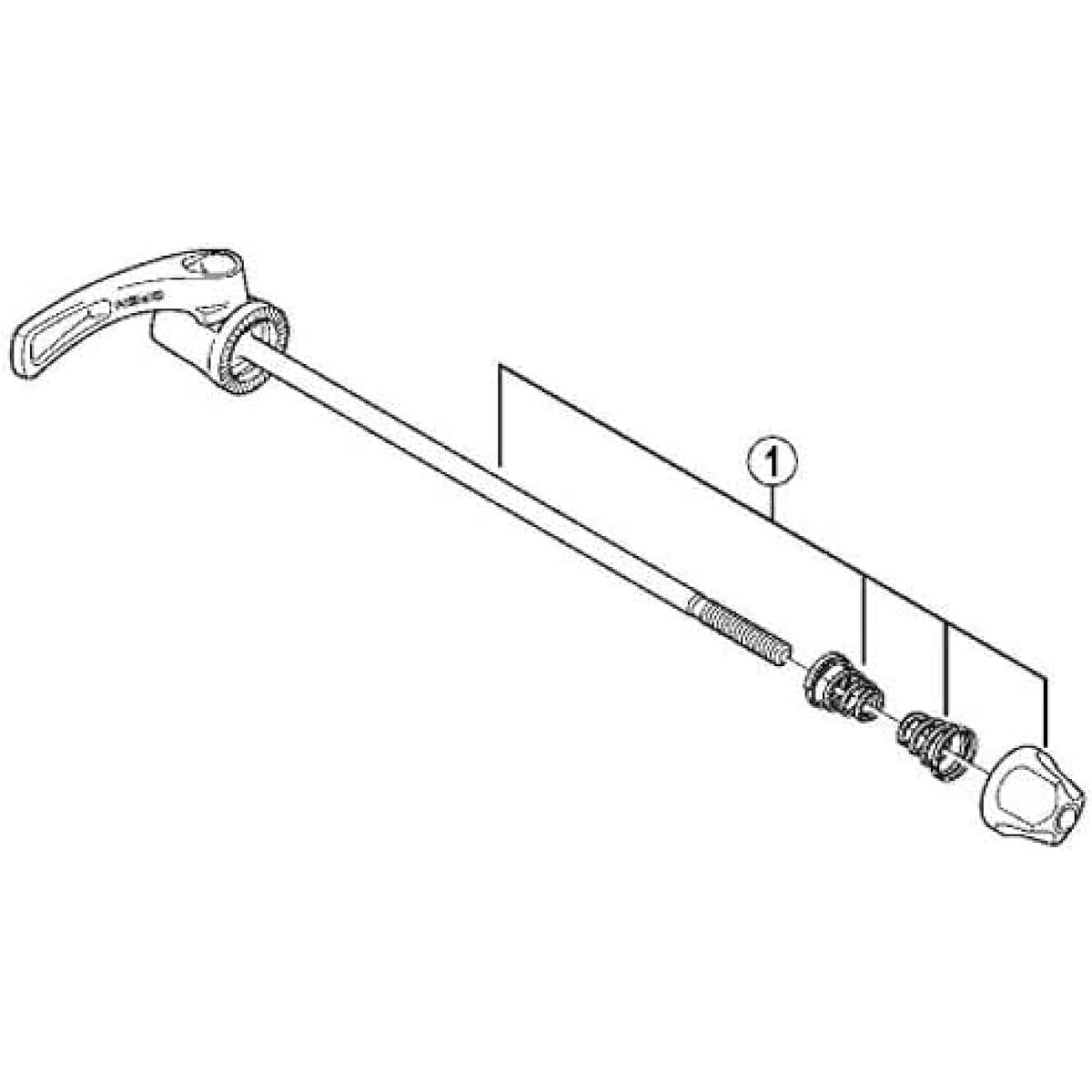 SHIMANO Quick Axis Assembly WH-R788-R WH-M785-R FH-T780 FH-M785-S FH-M785-L Y3TG980