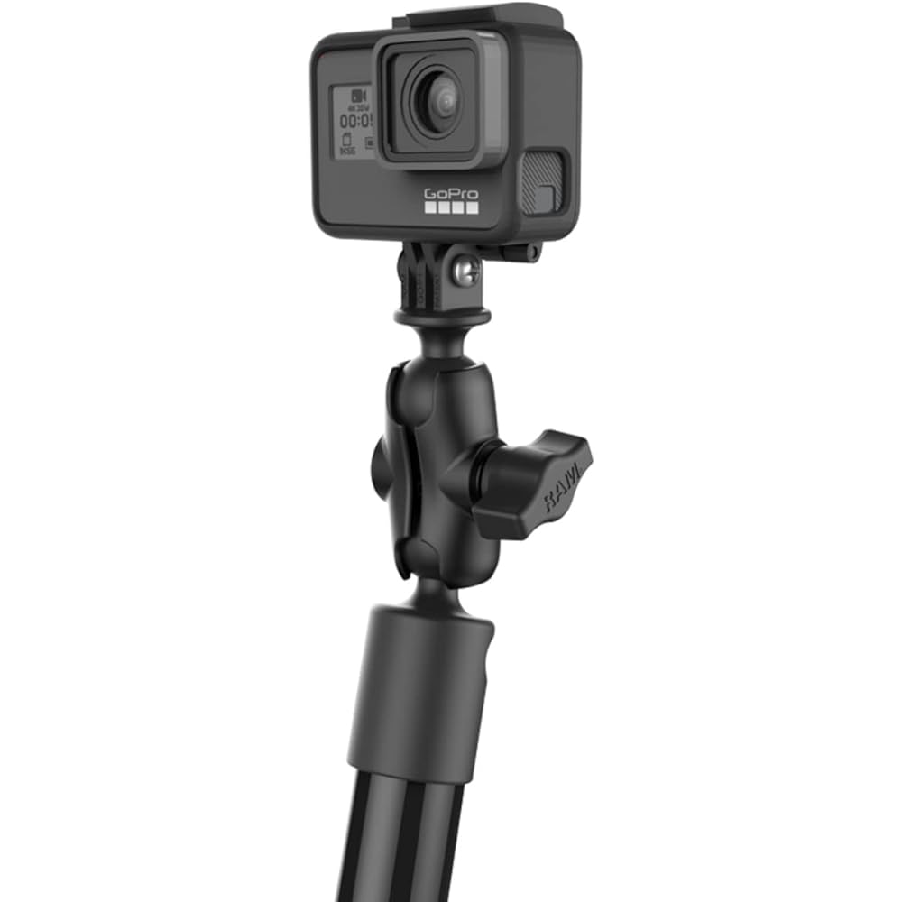 RAM MOUNTS GoPro mount & tough pole set total length approx. 76.2cm 1.5 inch ball RAP-201-B-12-4-A-GOP1