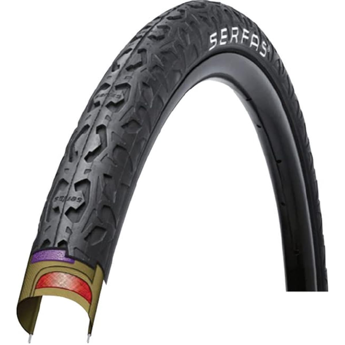 SERFAS Bicycle Tire MEO Drifter City Heavy Duty Black